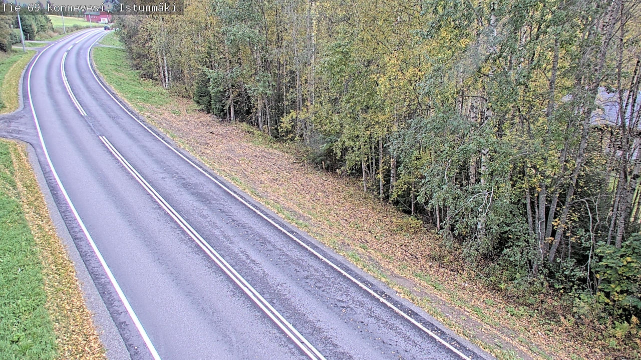 Weather Camera Image Väg 69 Konnevesi, Istunmäki, Konnevesi, Keski-Suomi
