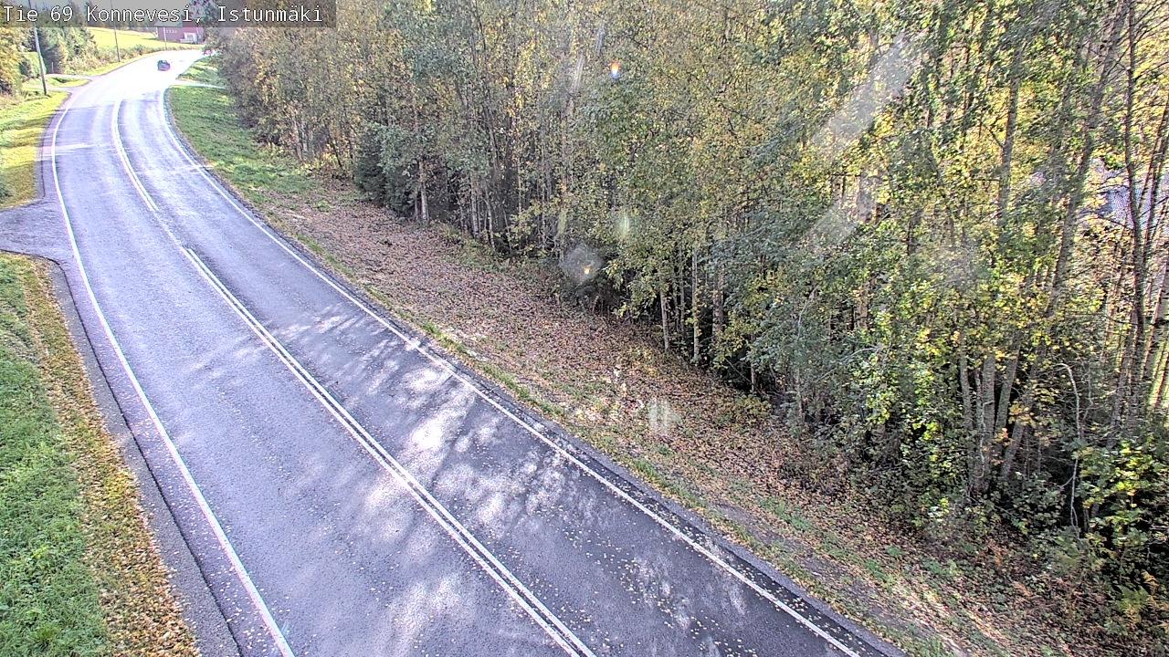 Weather Camera Image Väg 69 Konnevesi, Istunmäki, Konnevesi, Keski-Suomi