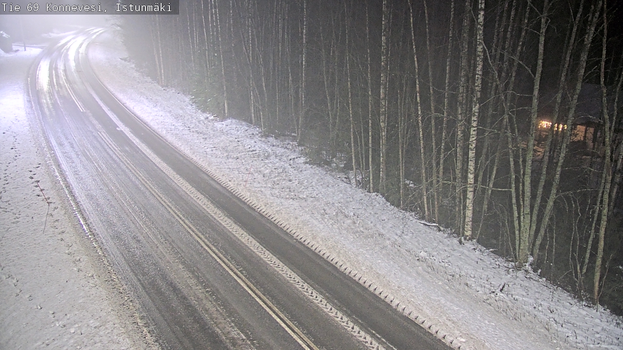 Weather Camera Image Väg 69 Konnevesi, Istunmäki, Konnevesi, Keski-Suomi