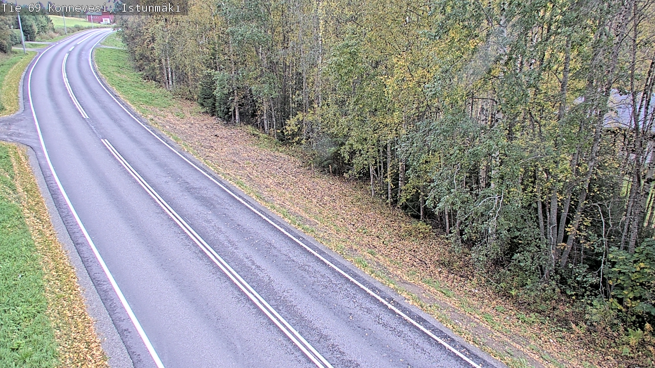 Weather Camera Image Väg 69 Konnevesi, Istunmäki, Konnevesi, Keski-Suomi