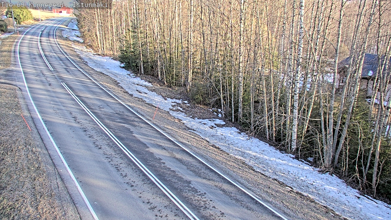 Weather Camera Image Road 69 Konnevesi, Istunmäki, Konnevesi, Keski-Suomi