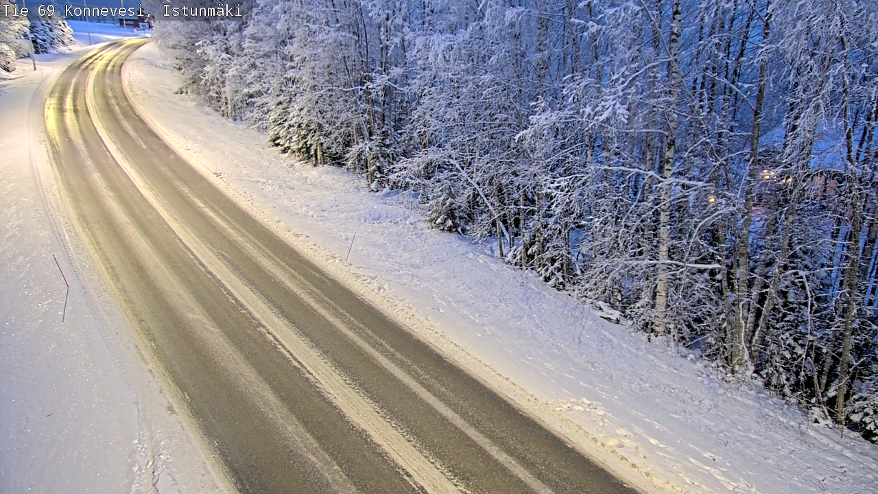 Weather Camera Image Road 69 Konnevesi, Istunmäki, Konnevesi, Keski-Suomi