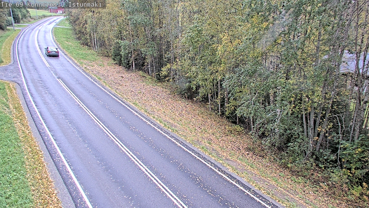 Weather Camera Image Väg 69 Konnevesi, Istunmäki, Konnevesi, Keski-Suomi