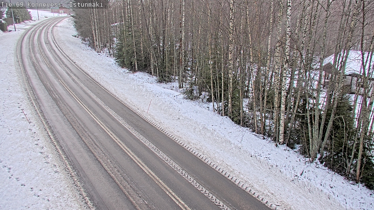 Weather Camera Image Väg 69 Konnevesi, Istunmäki, Konnevesi, Keski-Suomi