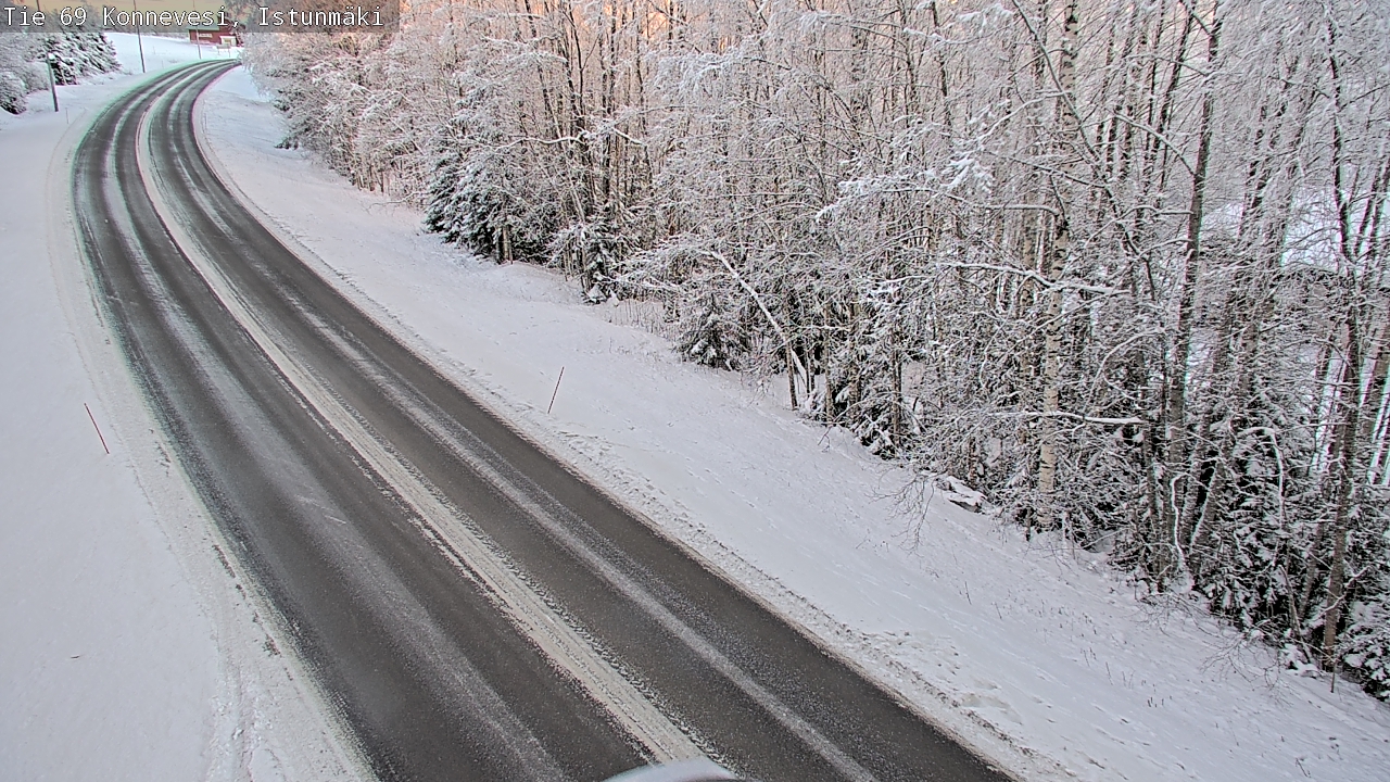 Weather Camera Image Road 69 Konnevesi, Istunmäki, Konnevesi, Keski-Suomi