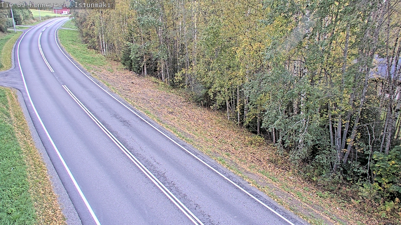Weather Camera Image Väg 69 Konnevesi, Istunmäki, Konnevesi, Keski-Suomi