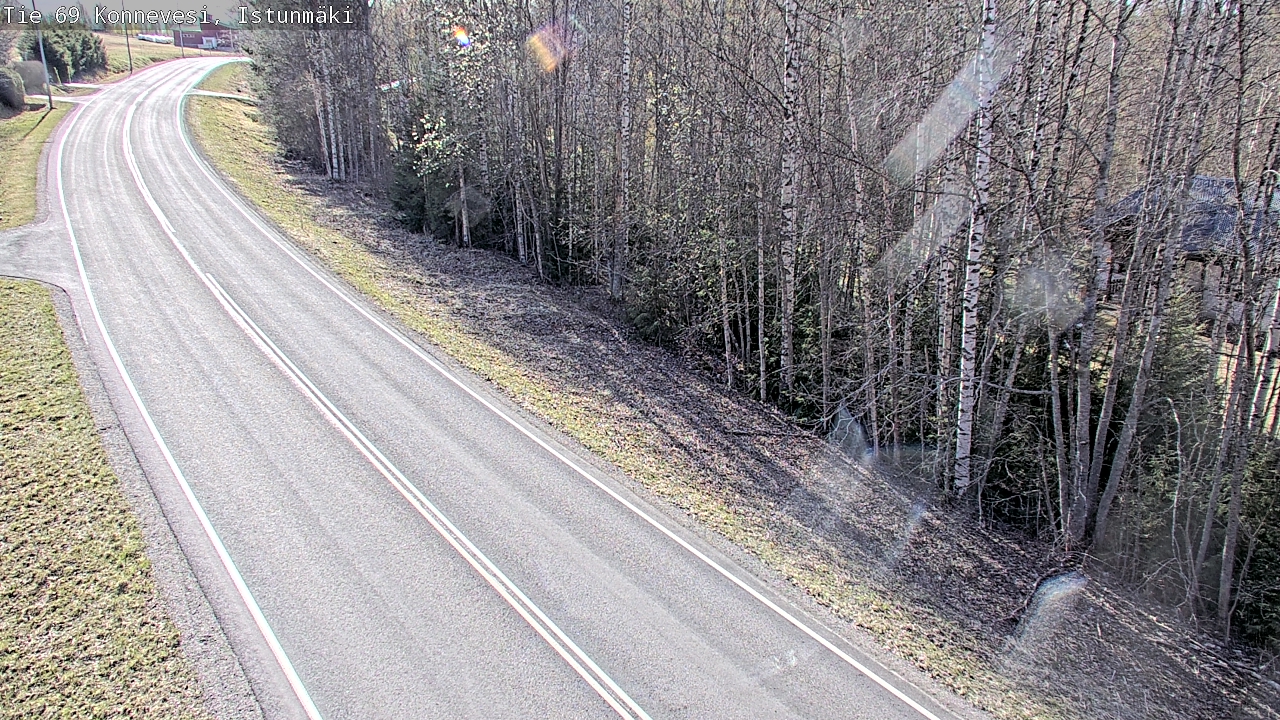 Weather Camera Image Väg 69 Konnevesi, Istunmäki, Konnevesi, Keski-Suomi