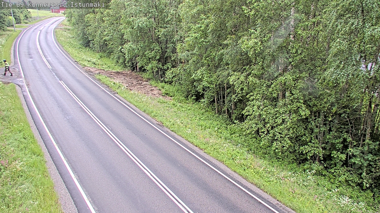 Weather Camera Image Road 69 Konnevesi, Istunmäki, Konnevesi, Keski-Suomi