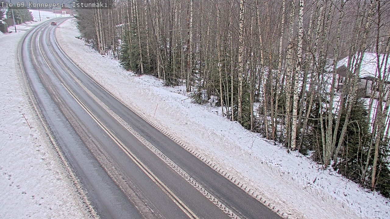 Weather Camera Image Väg 69 Konnevesi, Istunmäki, Konnevesi, Keski-Suomi