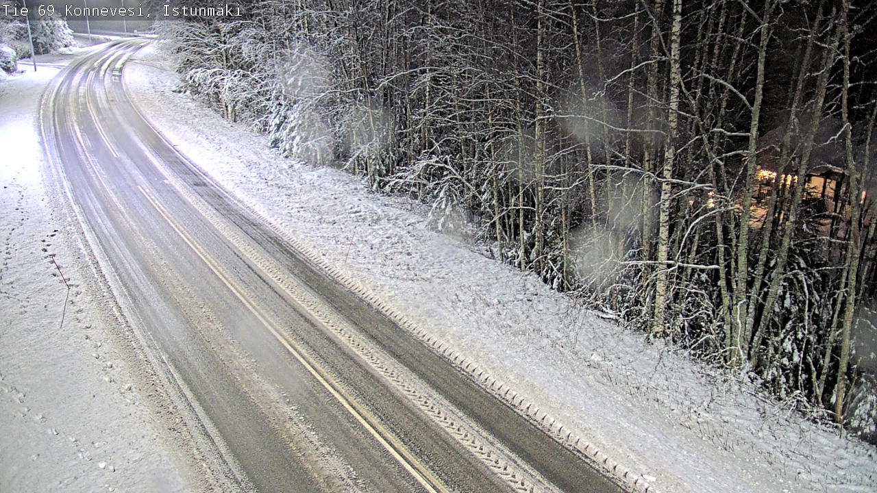 Weather Camera Image Väg 69 Konnevesi, Istunmäki, Konnevesi, Keski-Suomi
