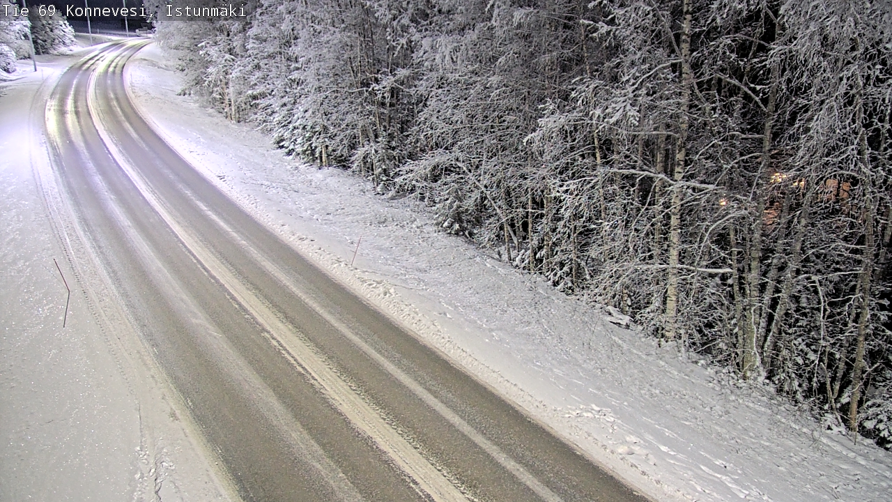 Weather Camera Image Road 69 Konnevesi, Istunmäki, Konnevesi, Keski-Suomi