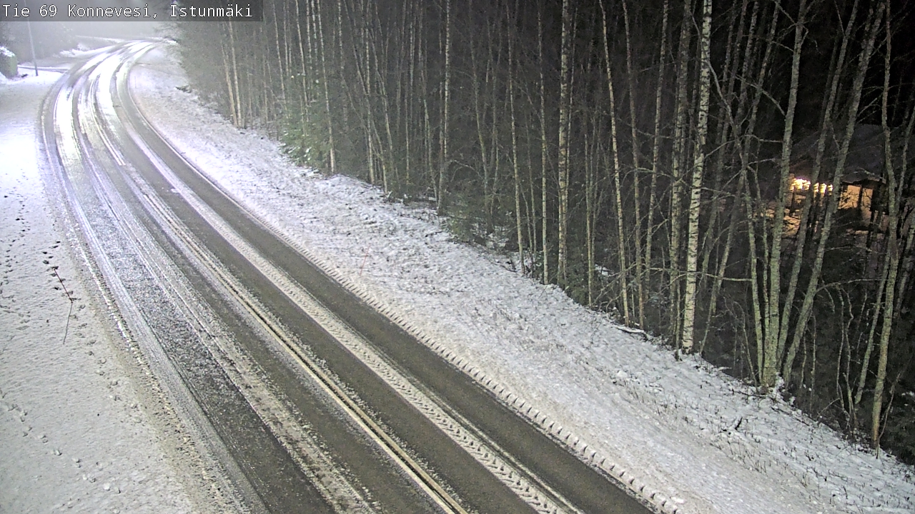 Weather Camera Image Väg 69 Konnevesi, Istunmäki, Konnevesi, Keski-Suomi