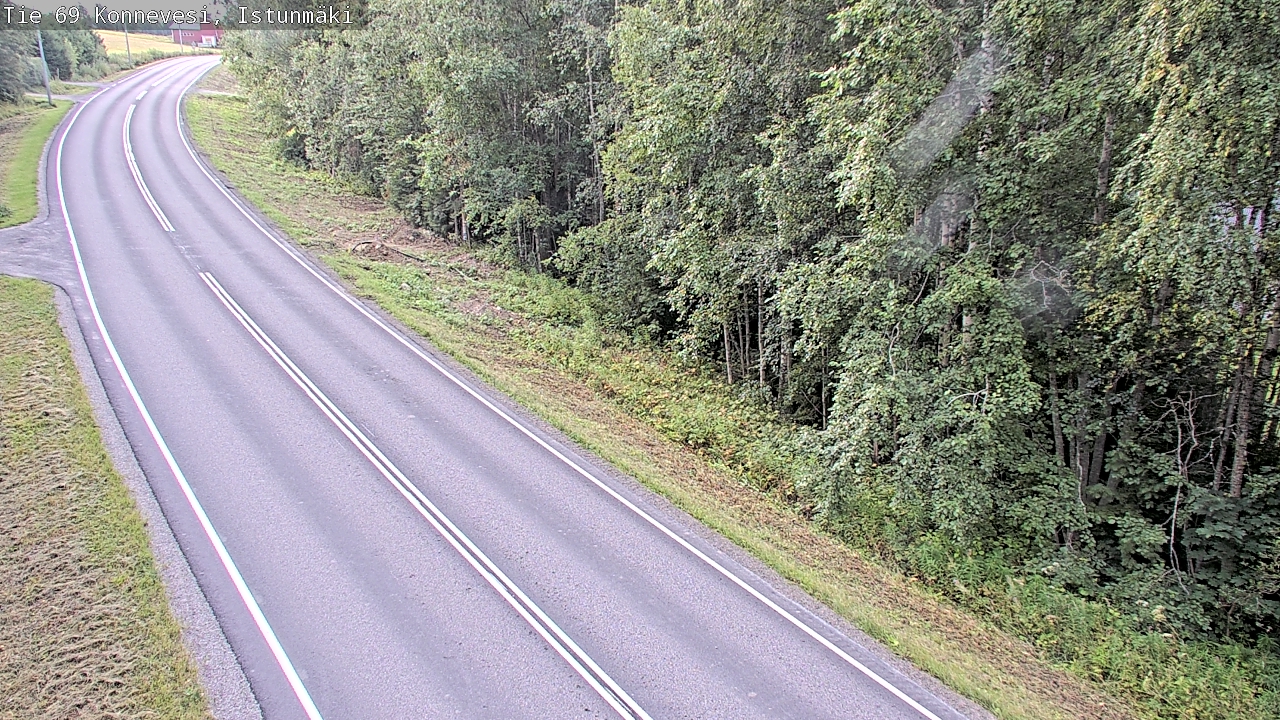 Weather Camera Image Road 69 Konnevesi, Istunmäki, Konnevesi, Keski-Suomi