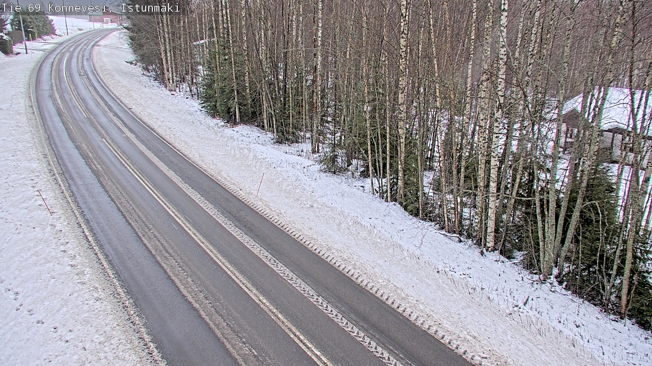 Weather Camera Image Väg 69 Konnevesi, Istunmäki, Konnevesi, Keski-Suomi