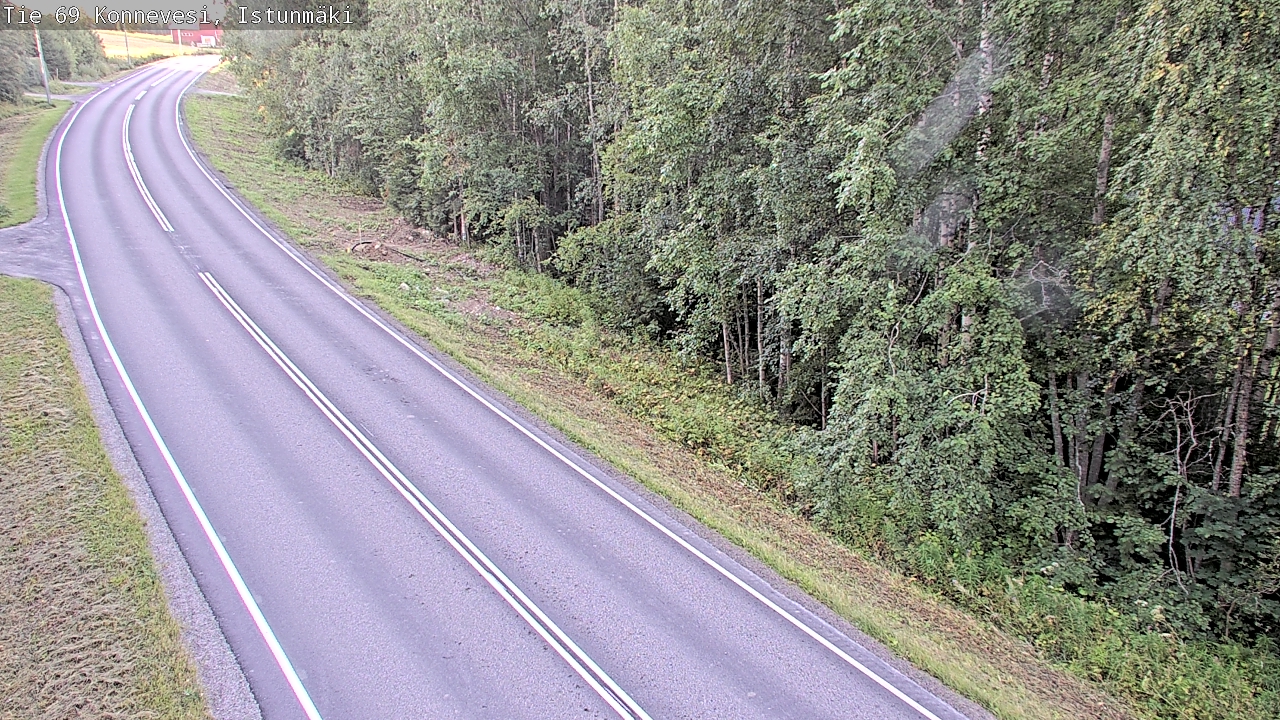 Weather Camera Image Road 69 Konnevesi, Istunmäki, Konnevesi, Keski-Suomi