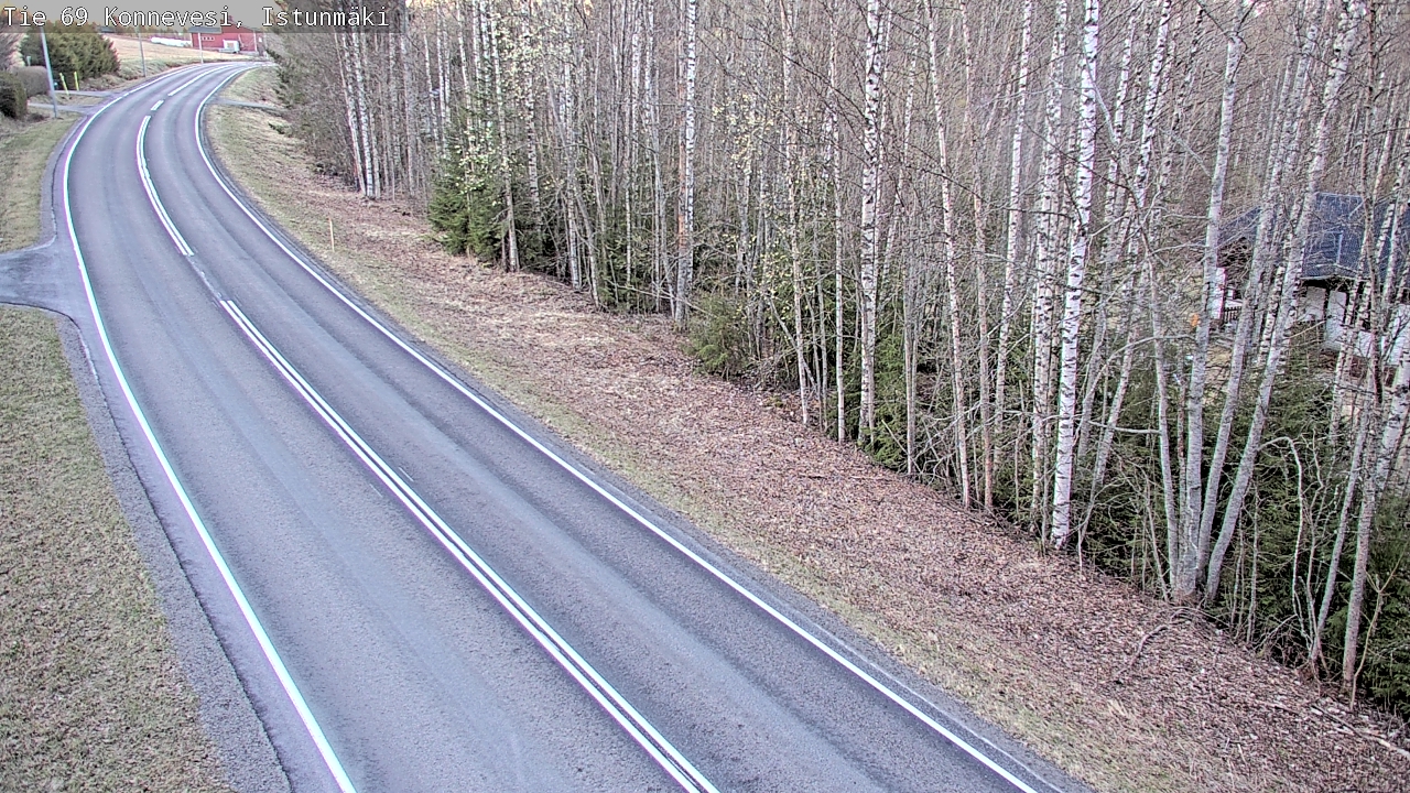 Weather Camera Image Väg 69 Konnevesi, Istunmäki, Konnevesi, Keski-Suomi