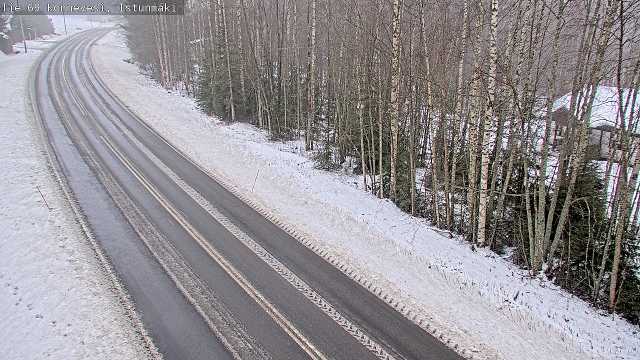 Weather Camera Image Väg 69 Konnevesi, Istunmäki, Konnevesi, Keski-Suomi