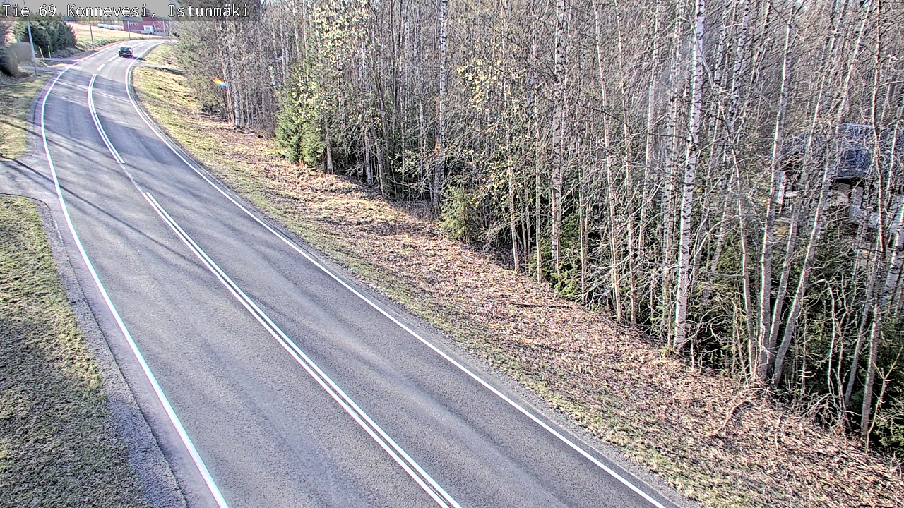 Weather Camera Image Väg 69 Konnevesi, Istunmäki, Konnevesi, Keski-Suomi