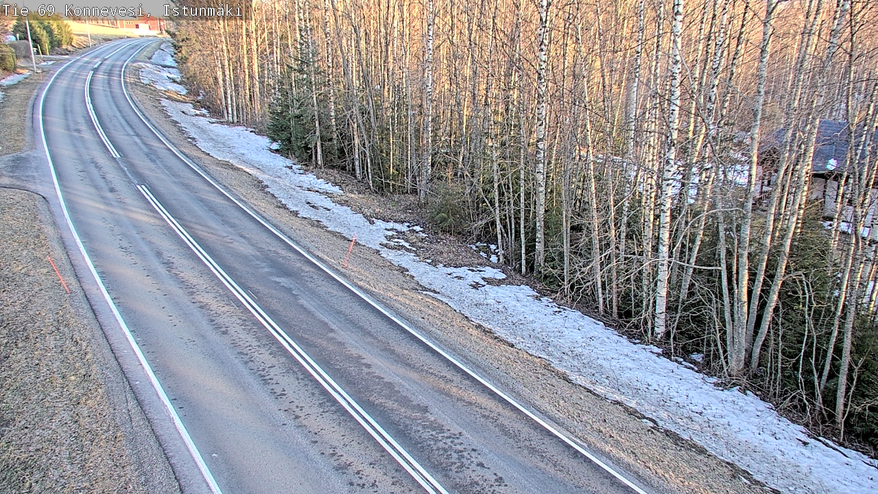 Weather Camera Image Road 69 Konnevesi, Istunmäki, Konnevesi, Keski-Suomi