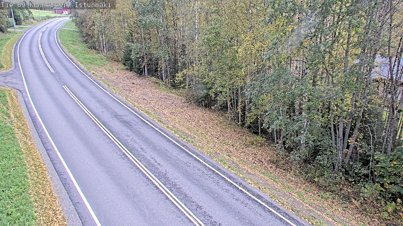 Weather Camera Image Väg 69 Konnevesi, Istunmäki, Konnevesi, Keski-Suomi