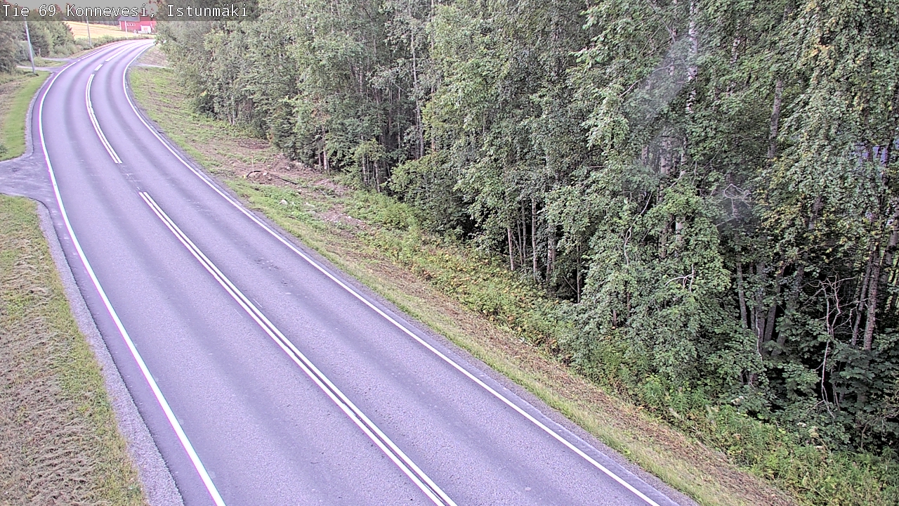 Weather Camera Image Road 69 Konnevesi, Istunmäki, Konnevesi, Keski-Suomi