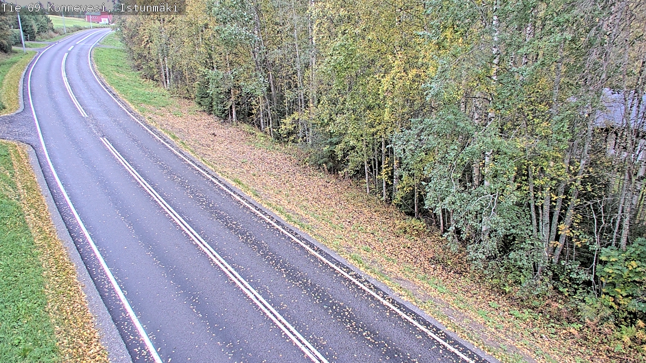 Weather Camera Image Väg 69 Konnevesi, Istunmäki, Konnevesi, Keski-Suomi