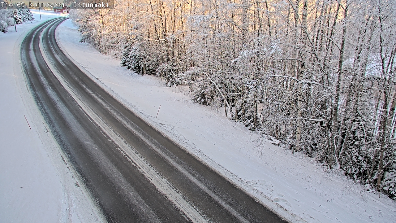 Weather Camera Image Road 69 Konnevesi, Istunmäki, Konnevesi, Keski-Suomi