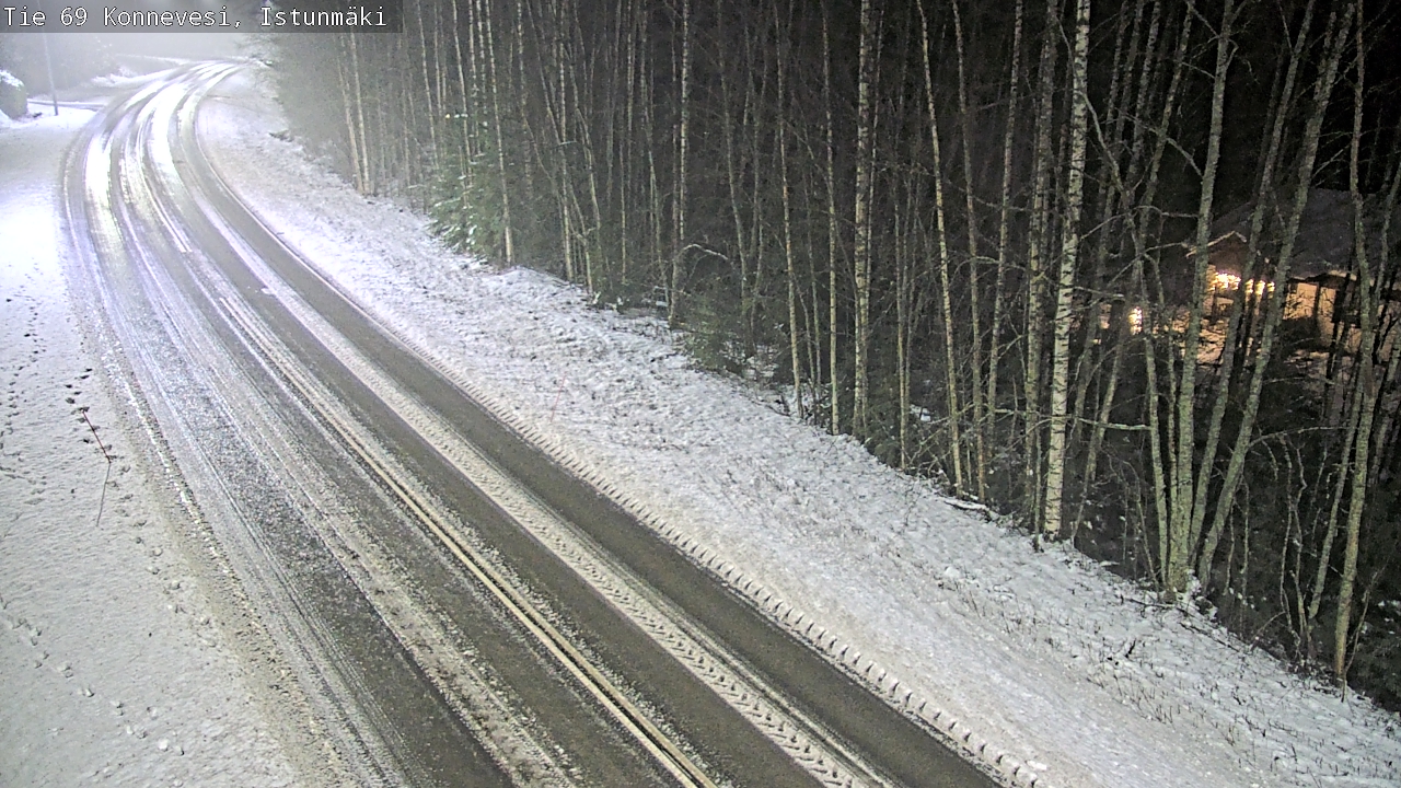 Weather Camera Image Väg 69 Konnevesi, Istunmäki, Konnevesi, Keski-Suomi