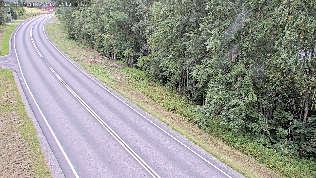Weather Camera Image Road 69 Konnevesi, Istunmäki, Konnevesi, Keski-Suomi