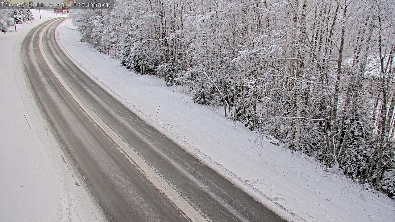 Weather Camera Image Road 69 Konnevesi, Istunmäki, Konnevesi, Keski-Suomi