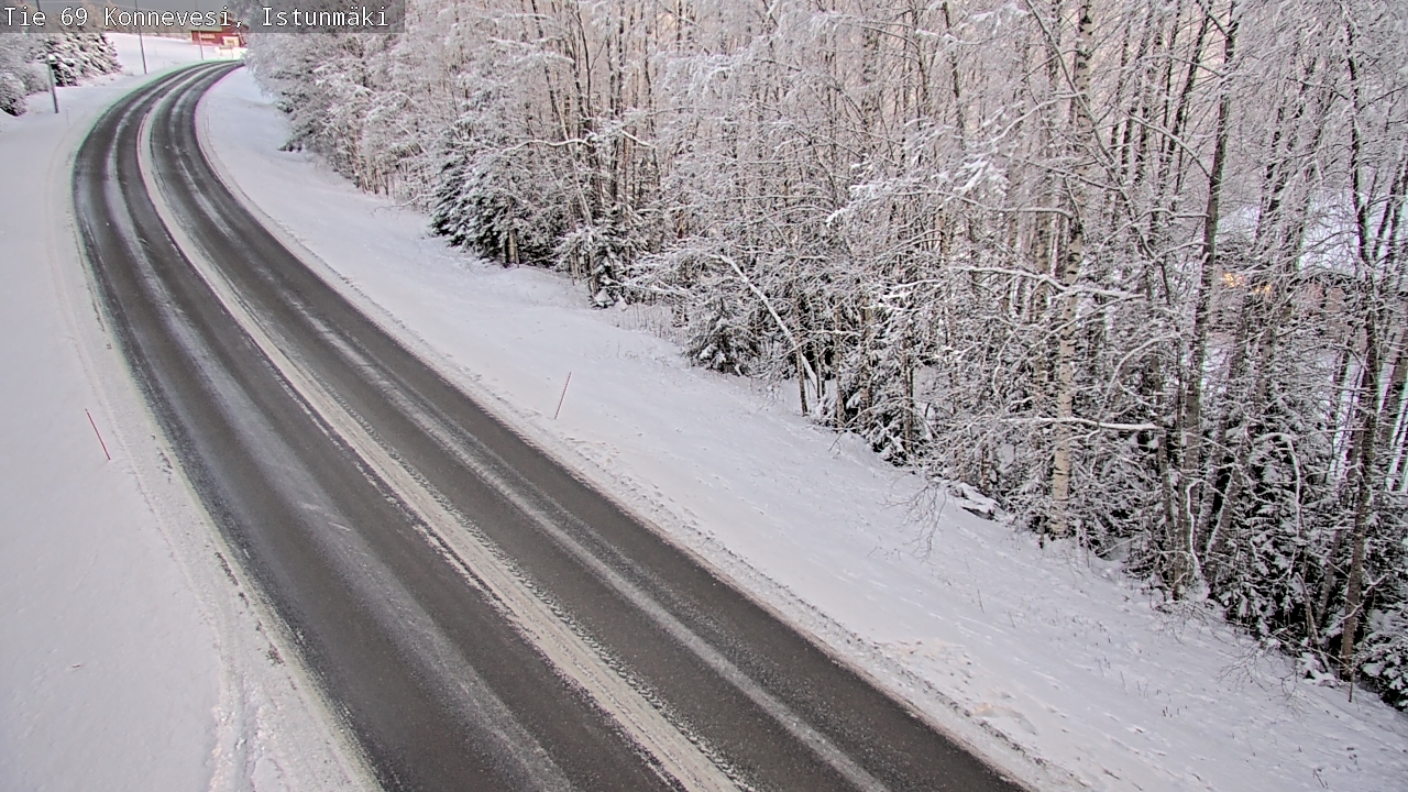 Weather Camera Image Road 69 Konnevesi, Istunmäki, Konnevesi, Keski-Suomi