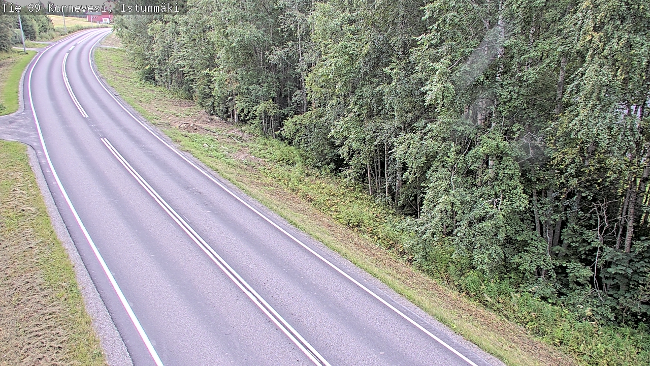 Weather Camera Image Road 69 Konnevesi, Istunmäki, Konnevesi, Keski-Suomi
