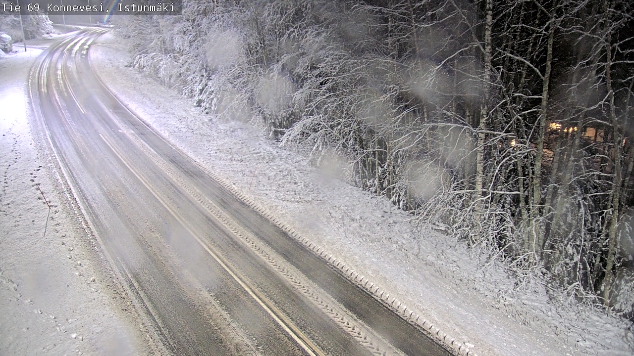 Weather Camera Image Väg 69 Konnevesi, Istunmäki, Konnevesi, Keski-Suomi