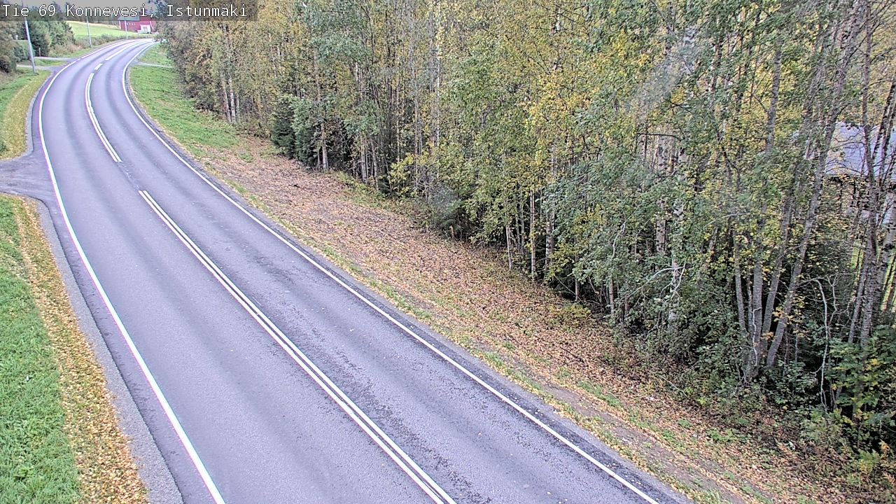Weather Camera Image Väg 69 Konnevesi, Istunmäki, Konnevesi, Keski-Suomi
