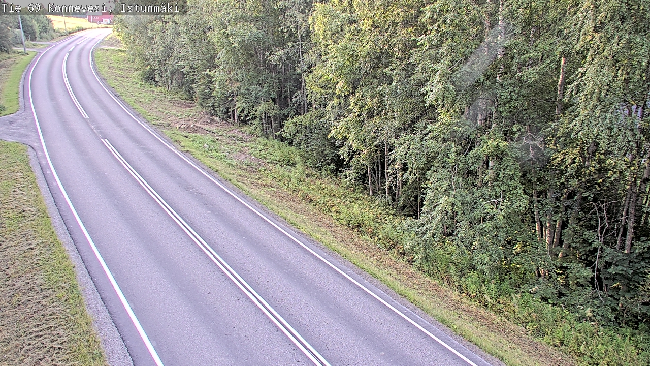 Weather Camera Image Road 69 Konnevesi, Istunmäki, Konnevesi, Keski-Suomi