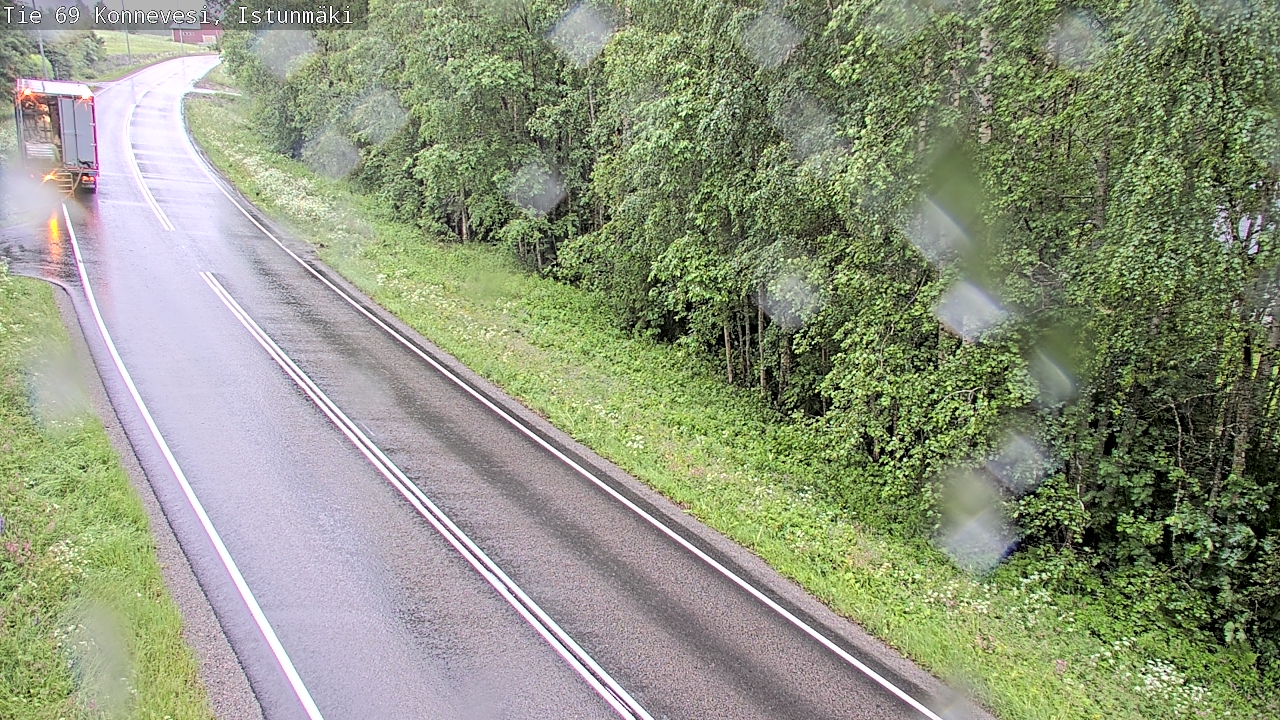 Weather Camera Image Road 69 Konnevesi, Istunmäki, Konnevesi, Keski-Suomi