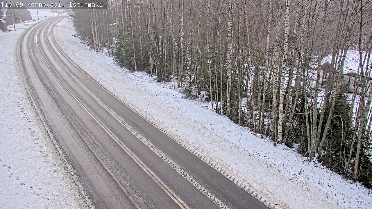Weather Camera Image Väg 69 Konnevesi, Istunmäki, Konnevesi, Keski-Suomi