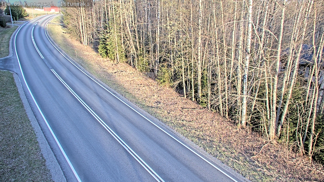 Weather Camera Image Väg 69 Konnevesi, Istunmäki, Konnevesi, Keski-Suomi