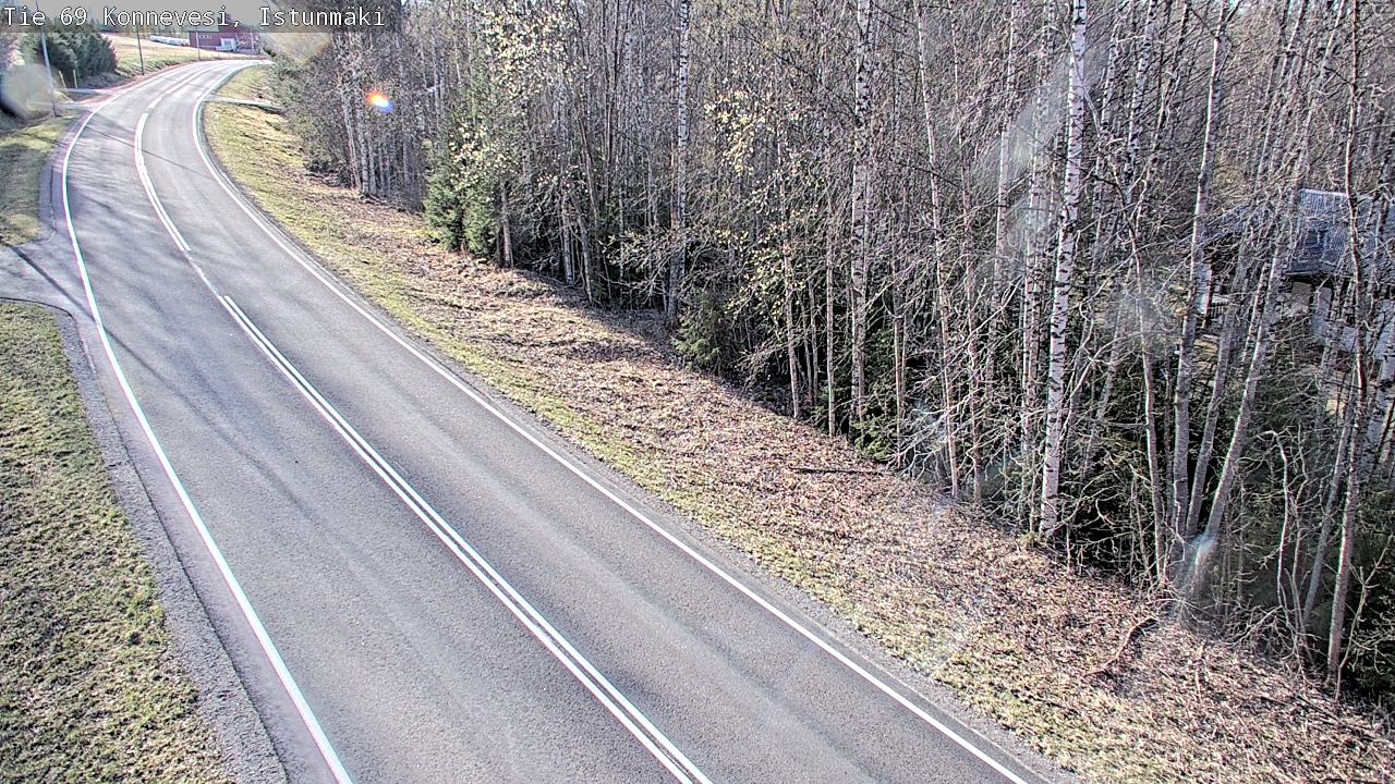 Weather Camera Image Väg 69 Konnevesi, Istunmäki, Konnevesi, Keski-Suomi