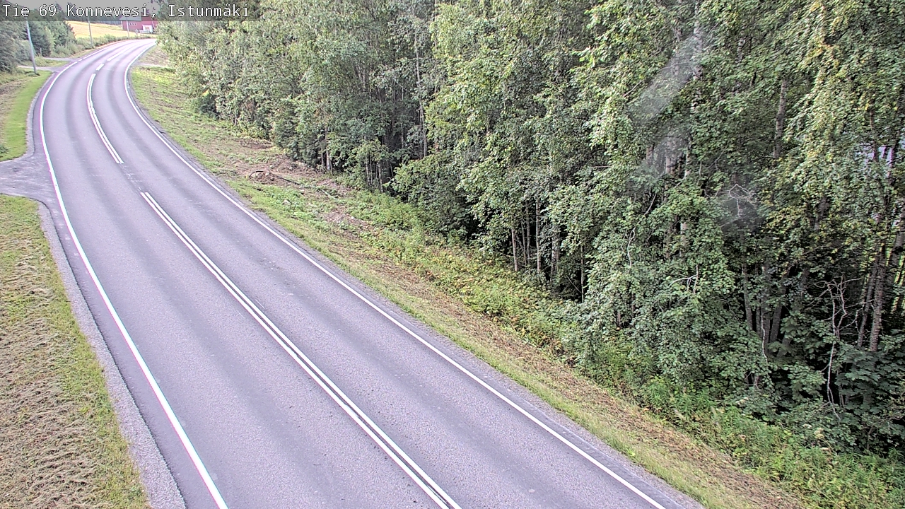 Weather Camera Image Road 69 Konnevesi, Istunmäki, Konnevesi, Keski-Suomi