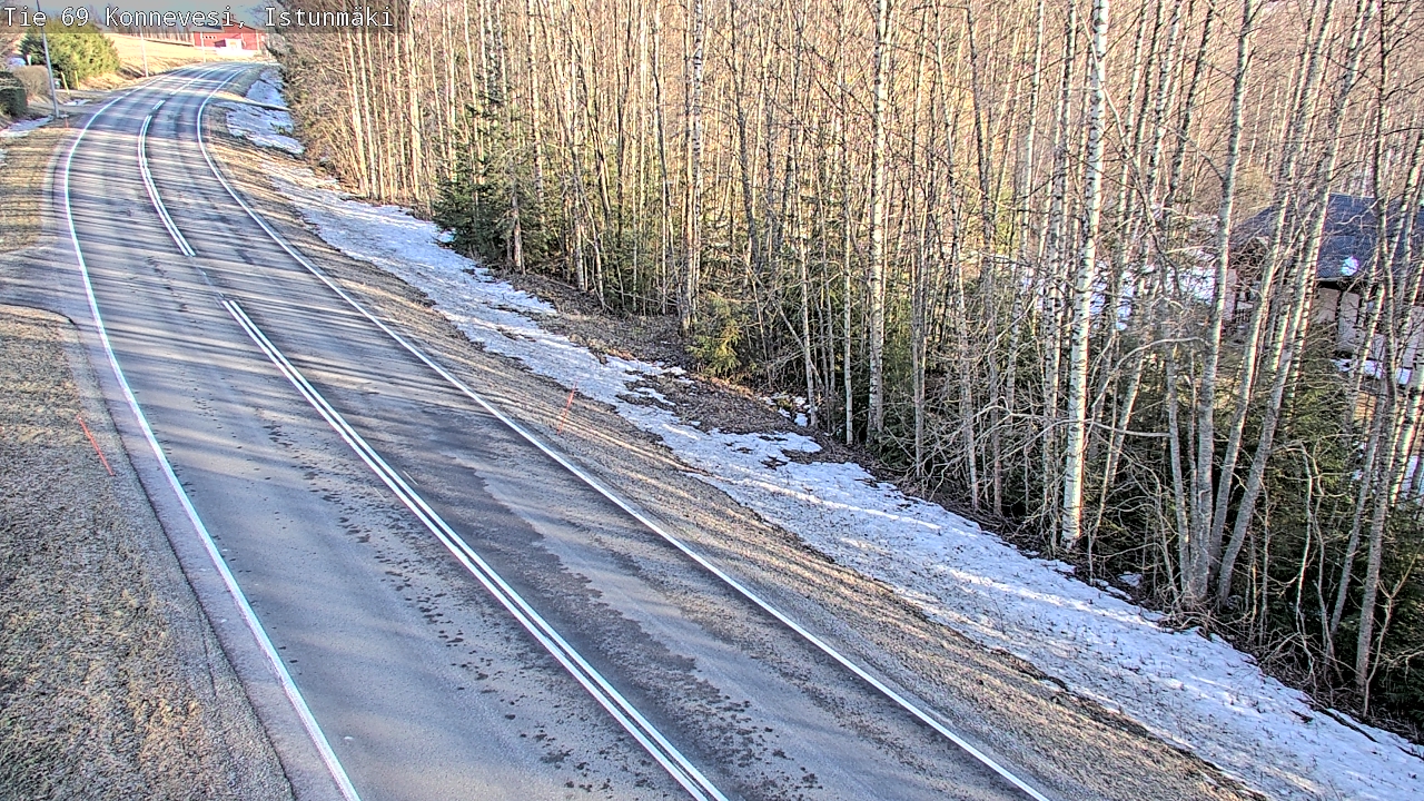Weather Camera Image Road 69 Konnevesi, Istunmäki, Konnevesi, Keski-Suomi