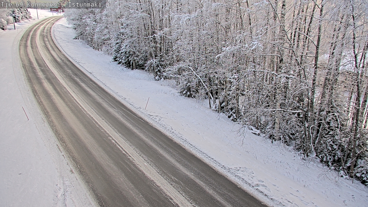 Weather Camera Image Road 69 Konnevesi, Istunmäki, Konnevesi, Keski-Suomi