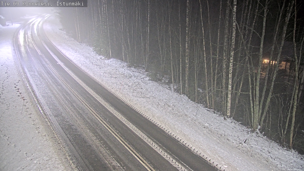 Weather Camera Image Väg 69 Konnevesi, Istunmäki, Konnevesi, Keski-Suomi