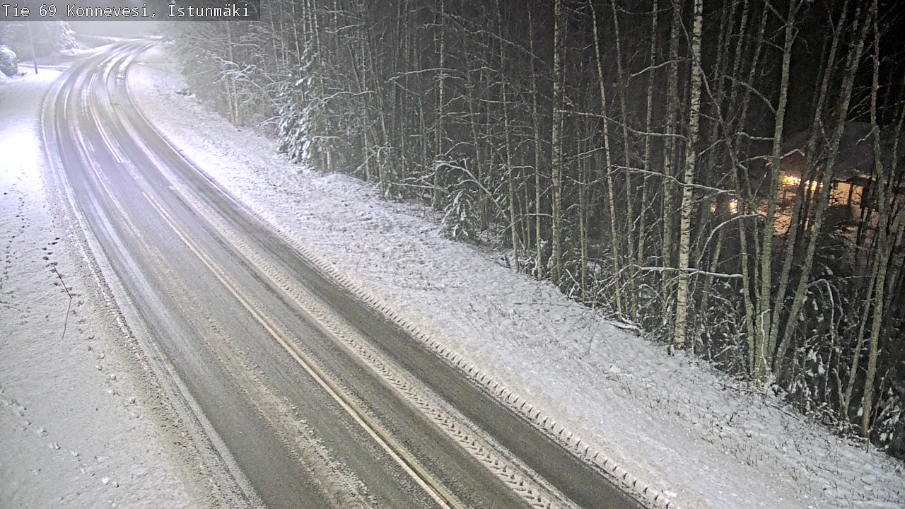 Weather Camera Image Väg 69 Konnevesi, Istunmäki, Konnevesi, Keski-Suomi