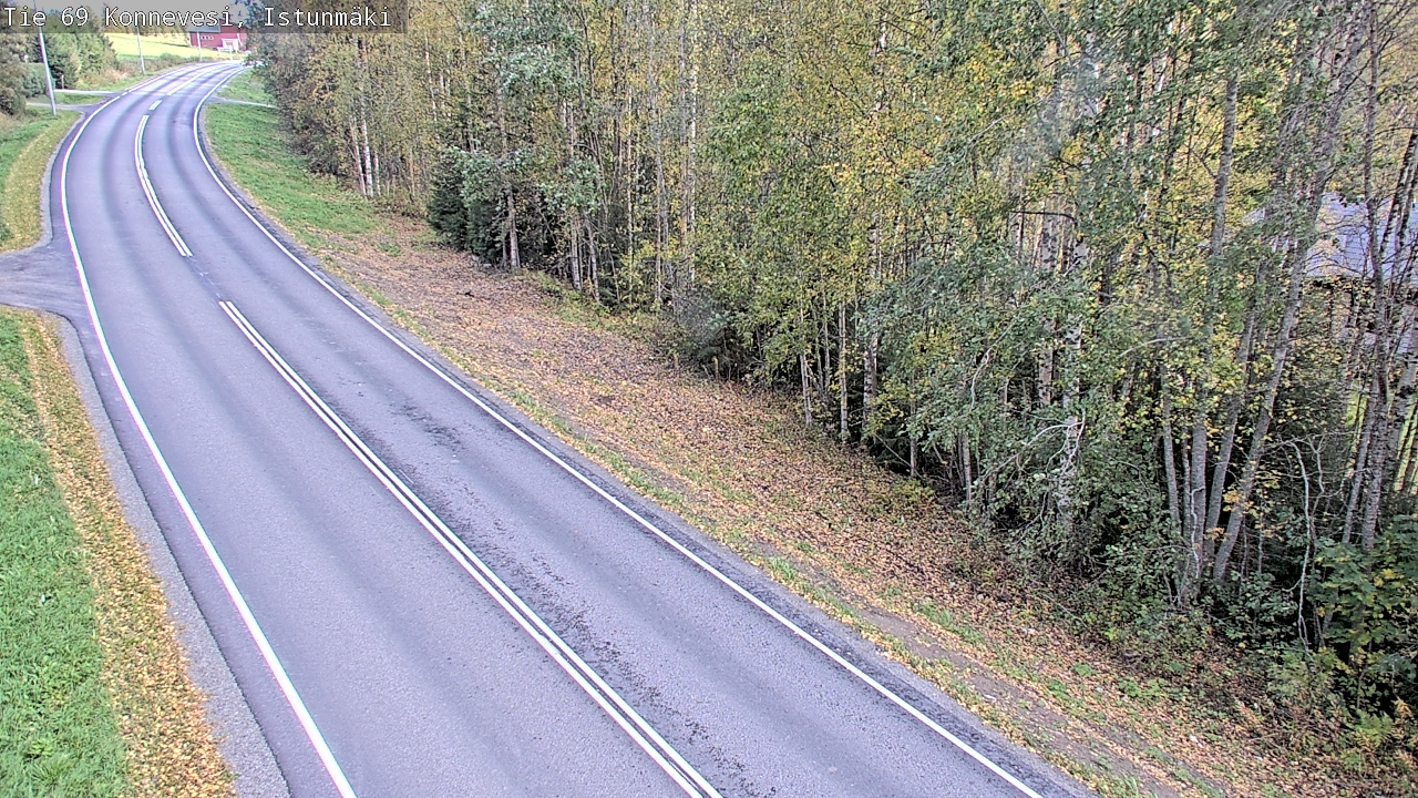 Weather Camera Image Väg 69 Konnevesi, Istunmäki, Konnevesi, Keski-Suomi
