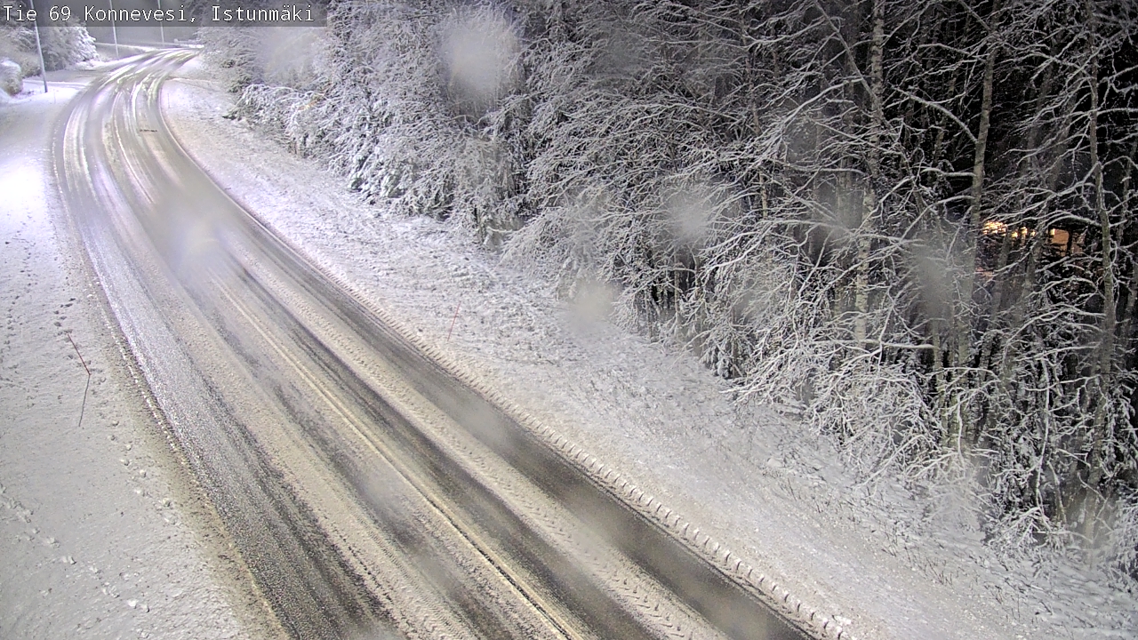 Weather Camera Image Väg 69 Konnevesi, Istunmäki, Konnevesi, Keski-Suomi