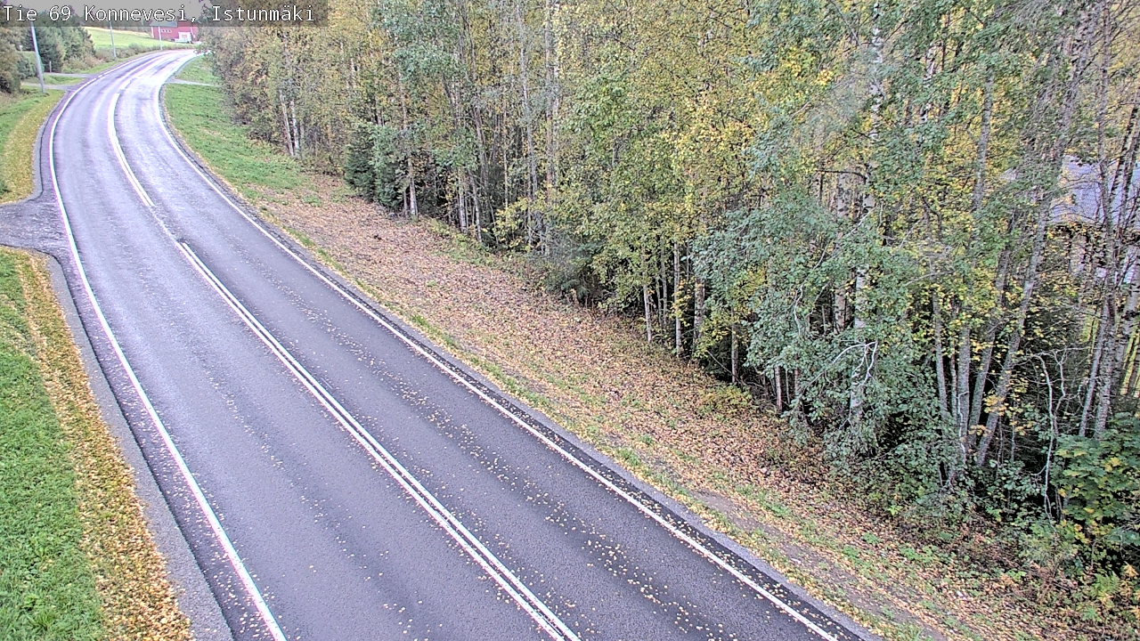 Weather Camera Image Väg 69 Konnevesi, Istunmäki, Konnevesi, Keski-Suomi