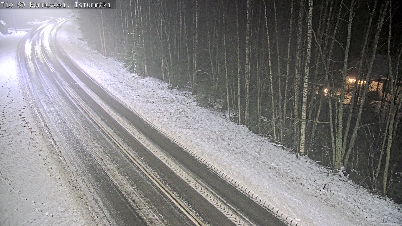Weather Camera Image Väg 69 Konnevesi, Istunmäki, Konnevesi, Keski-Suomi