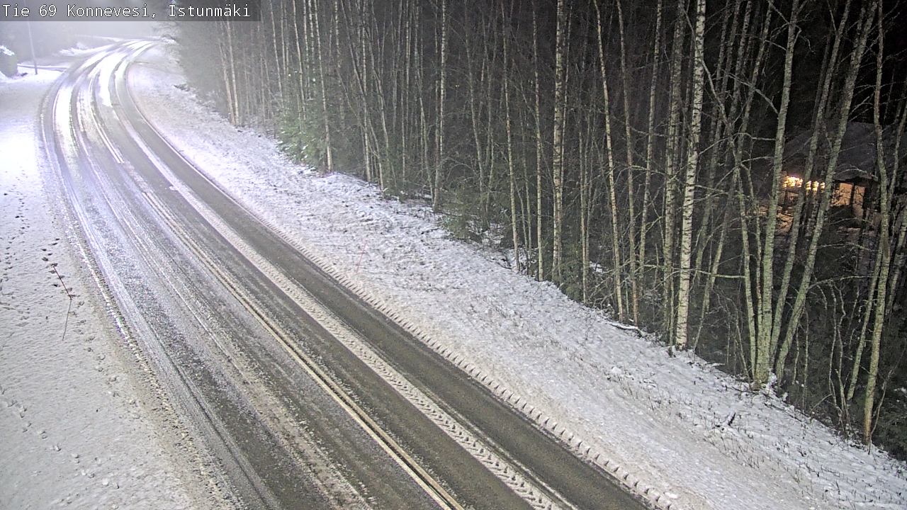 Weather Camera Image Väg 69 Konnevesi, Istunmäki, Konnevesi, Keski-Suomi