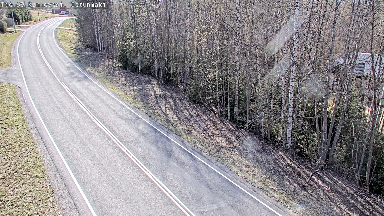 Weather Camera Image Väg 69 Konnevesi, Istunmäki, Konnevesi, Keski-Suomi